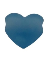 Tørklædering hjerte farve blå